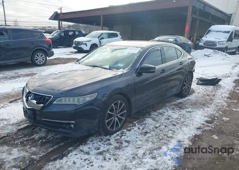 2016 Acura Tlx V6 Advance z USA, uszkodzony, nr VIN 19UUB3F79GA001087
